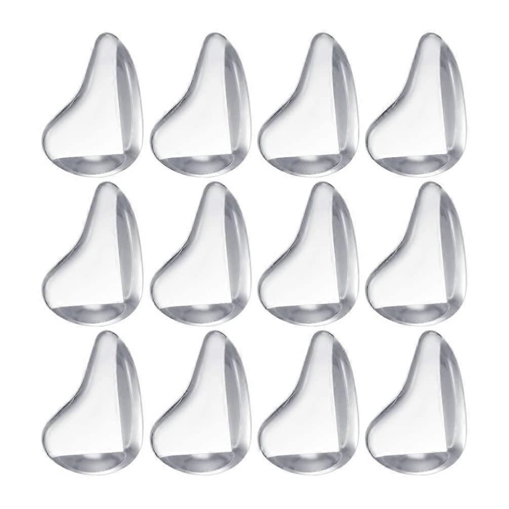 Corner Guards 12 Pack Clear Silicone Corner Protectors Bumpers With High Strength Adhesive