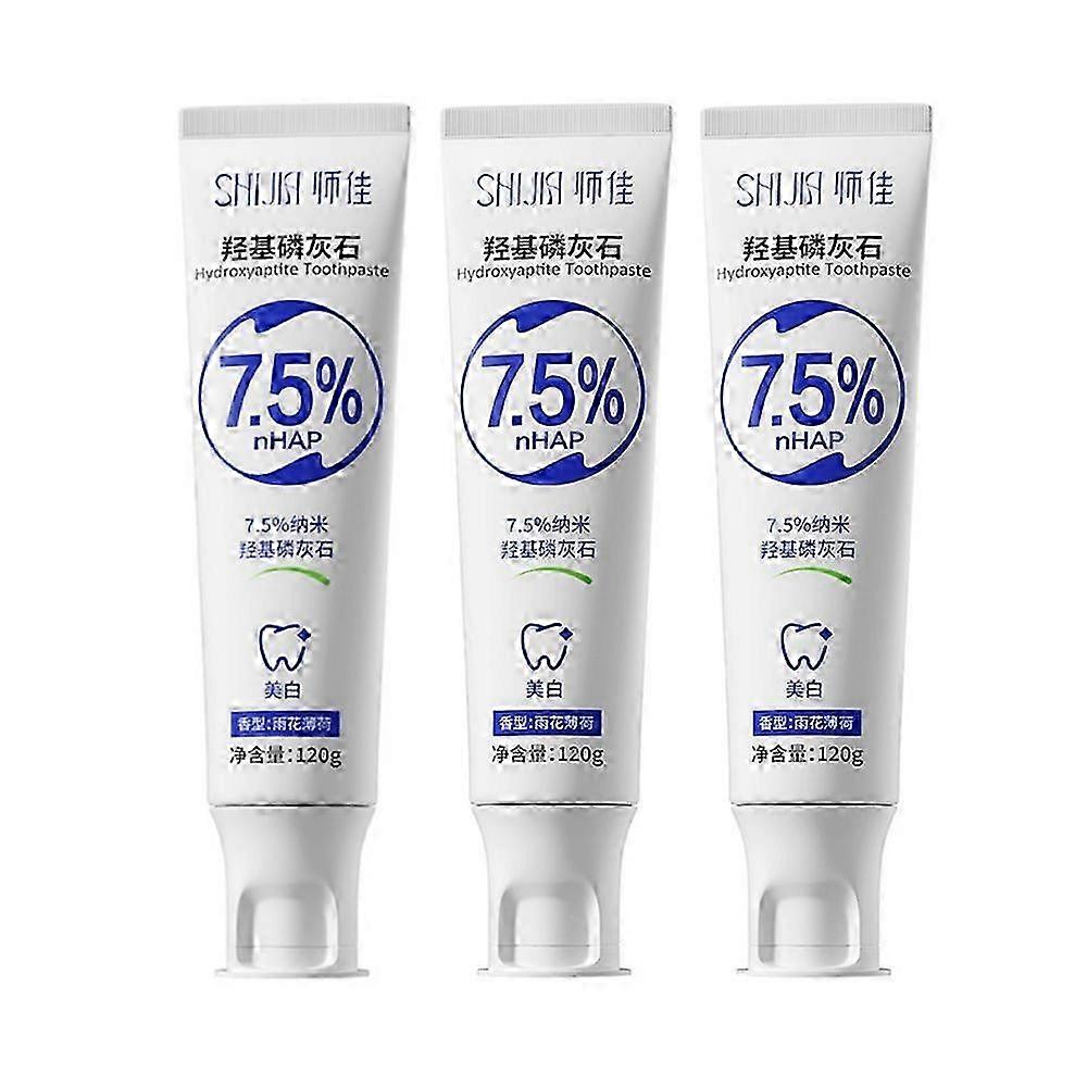 1-3pcs 7.5% Hydroxyapatite Toothpaste Remove Yellow Tooth Stains For Sensitive Teeth