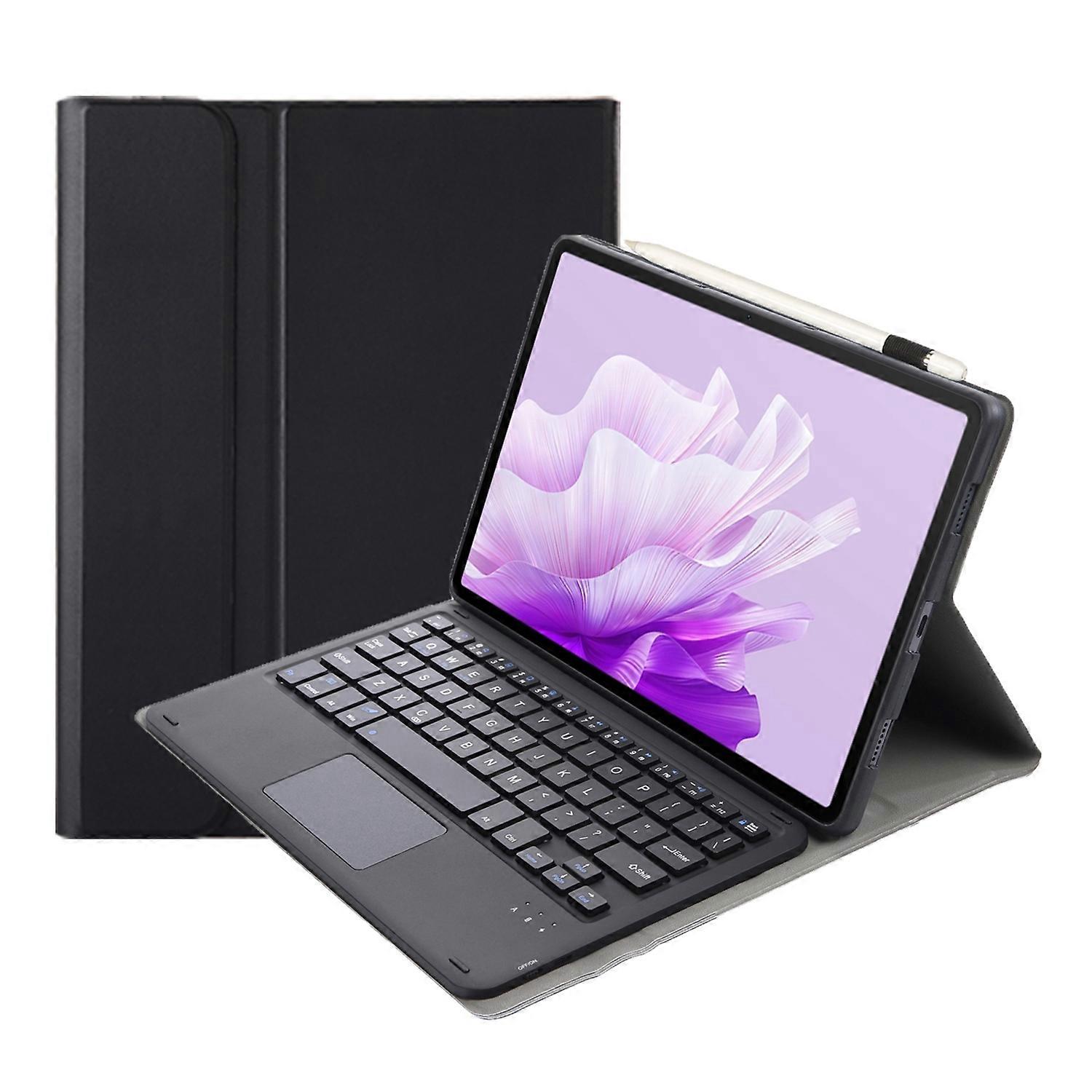 AH20-A Ultra-thin Detachable Bluetooth Keyboard Leather Tablet Case with Touchpad For Huawei MatePad 11.5 S 2024 (AH20-A)