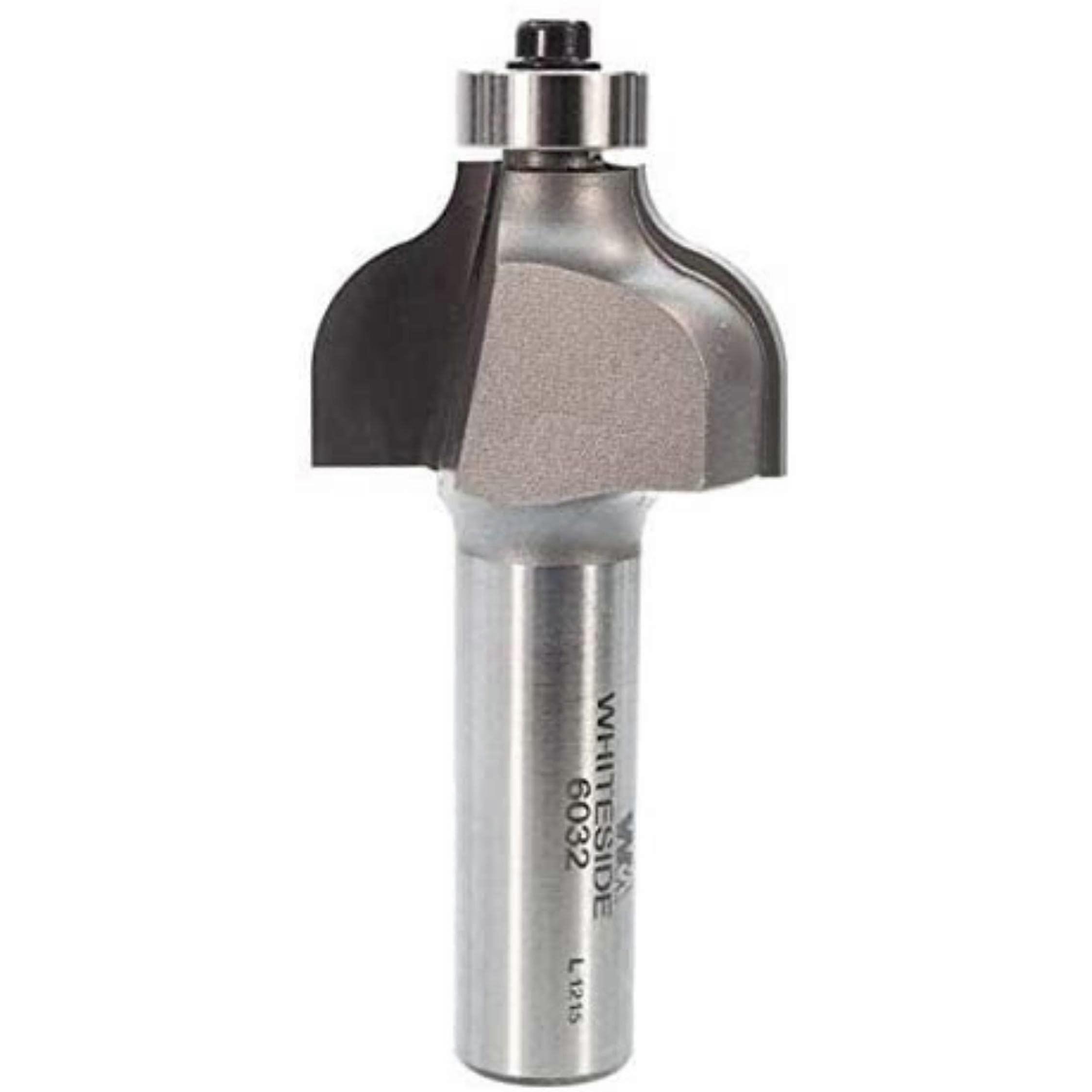 Router Bits 6032 Drawer Edge Finger Pull Bit 1-1/4 Inch Large Diameter 3/4 Inch Cutting Length for Woodworking