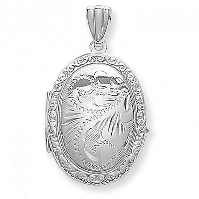 Acotis Silver Locket Oval G6586