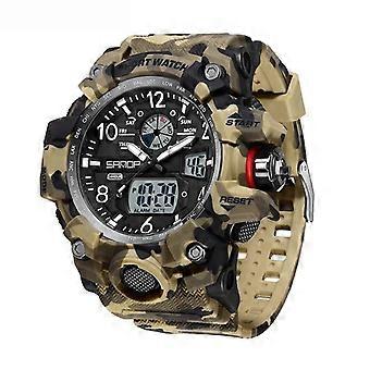 SANDA 3358 Camouflage Series Montre Homme Jaune Blanc