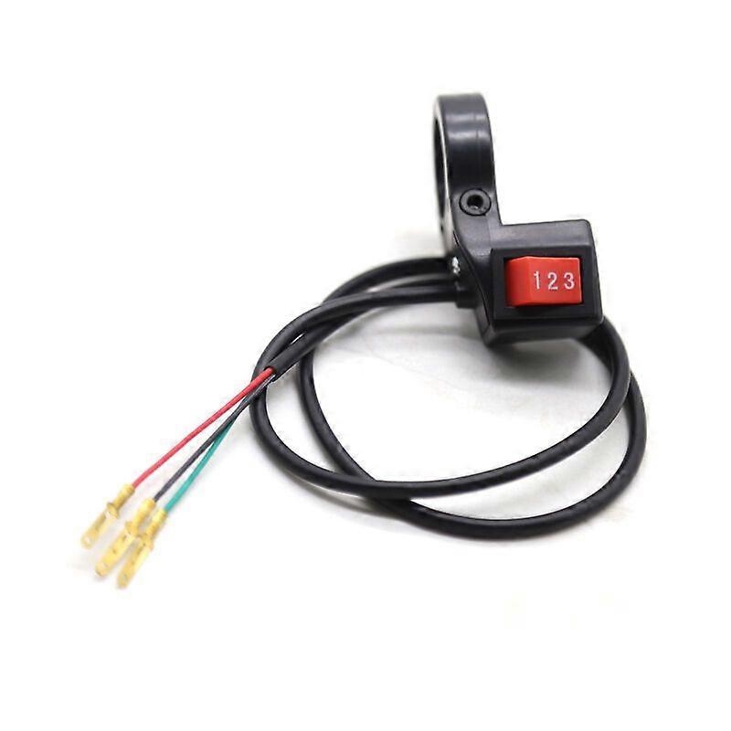 Speed control switch Three-speed switch 123-speed switch electric bicycle off-road motorcycle modified three-speed switch