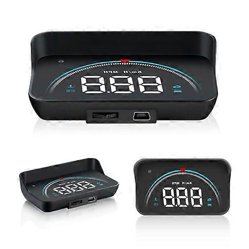 HUD Head Up Display Bil OBD2 OBD Overspeed Warning System Speedometer projektor
