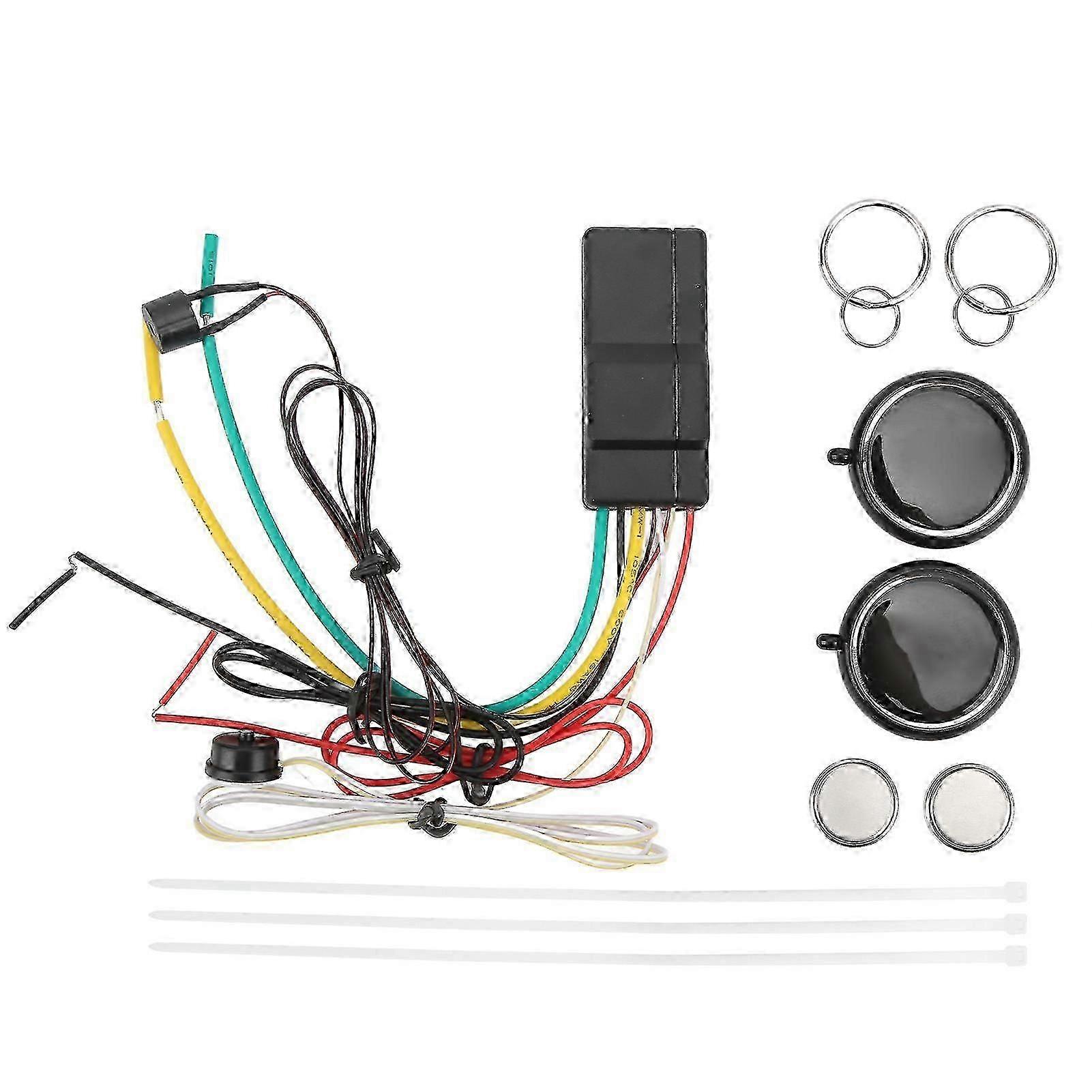 Car Keyless Entry System 12V PKE Remote Engine One Key Starter Anti Theft Passive Keyless Entry System Universal Fit