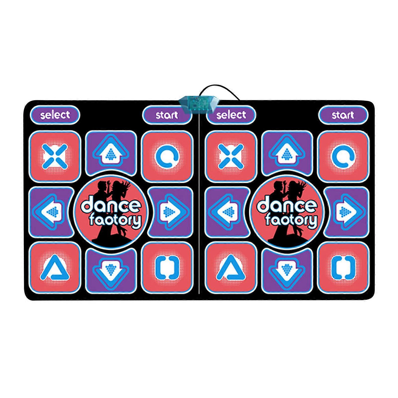 Double Dance Mat Computer TVuse Dazzling Dance Somatosensory Weight Loss Running Game Dancing Machine LA3277