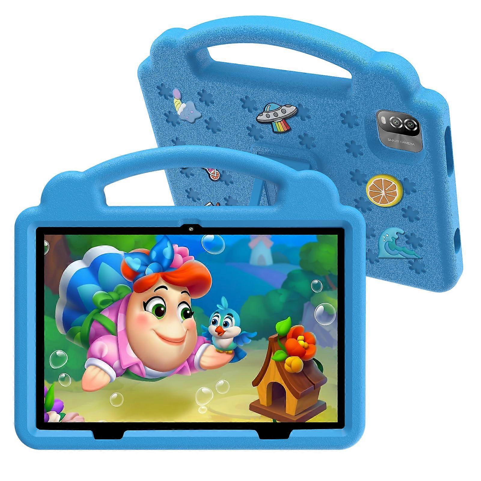 Kids Tablet 10 Inch, 3GB RAM 64GB Storage, Android Tablet with Parental Controls for (Blue)