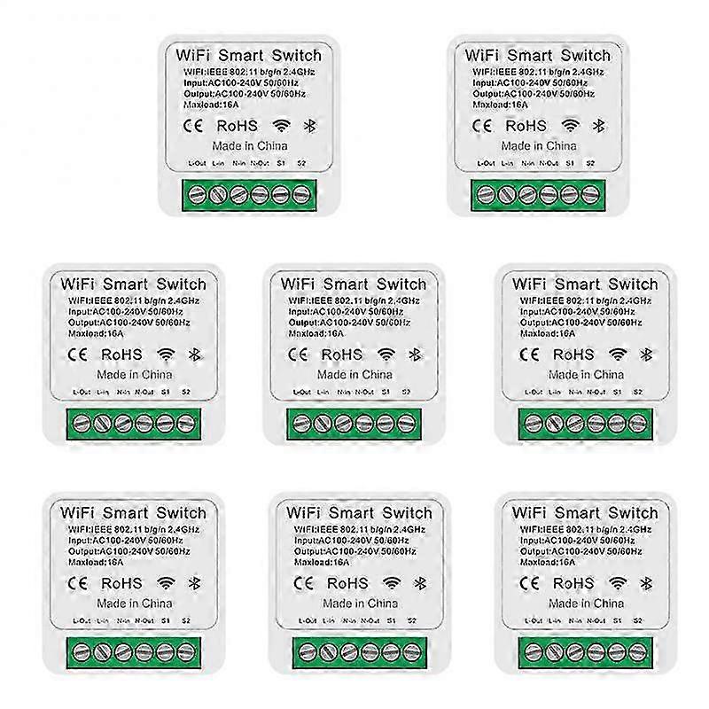 EWeLink 16A Smart WiFi Switch Interrupteur de contrôle à 2 voies Mini Smart Breaker Smart