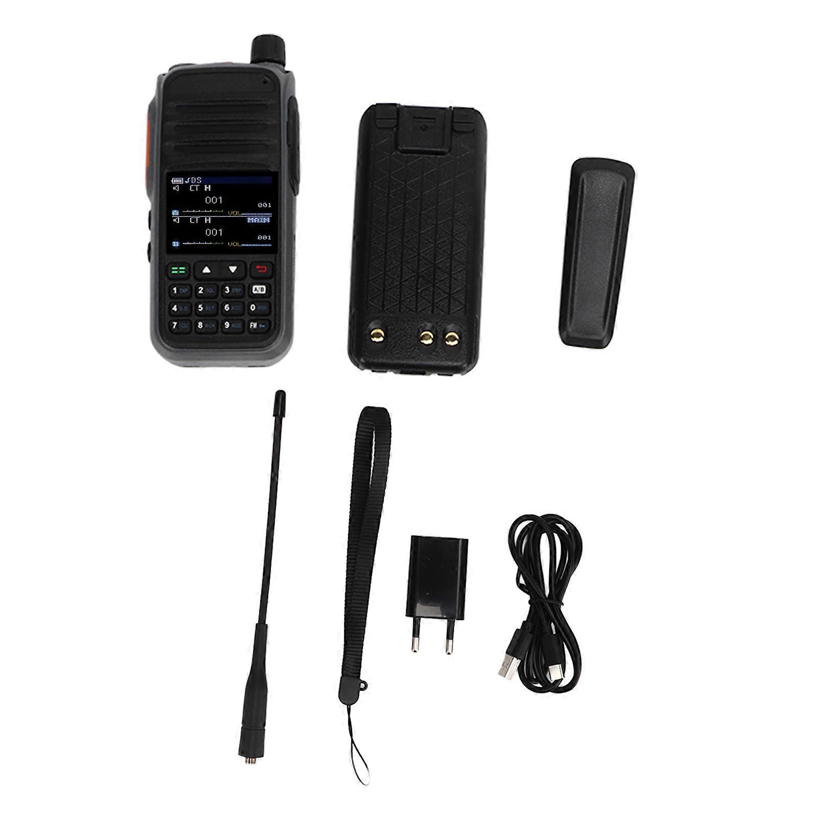 2 Way Radio Portable Multi Band Walkie Talkie Handheld Transceiver AC 5W