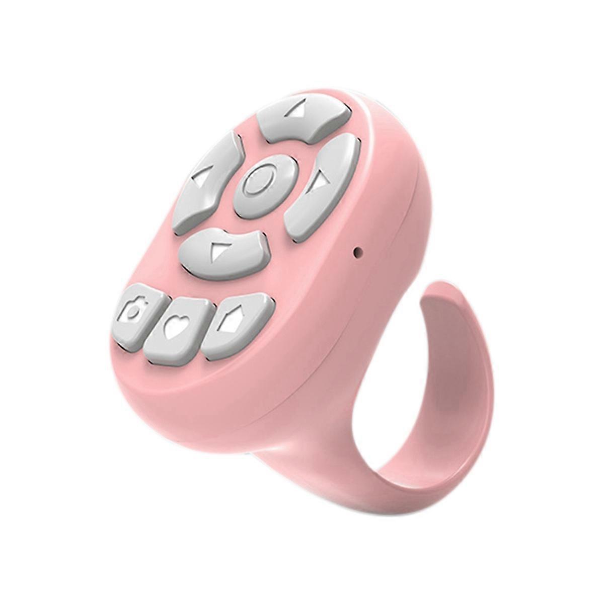 Bluetooth Remote Control for Mobile Phones E-Book Page Turner Pink