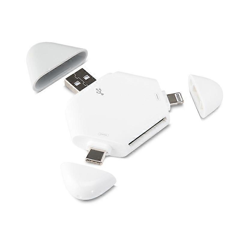 5-In-1 Triangle Card Reader 5 in 1 OTG Card Reader