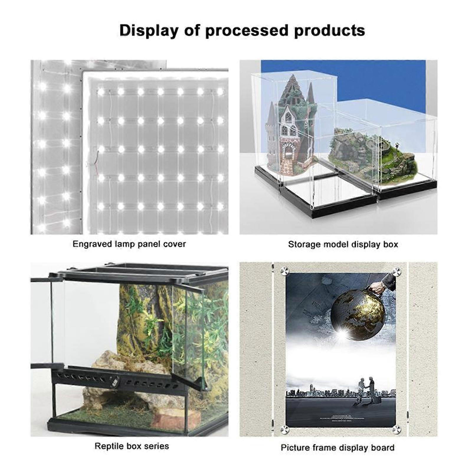 20 Pieces Acrylic Plastic Sheet for Art Project Painting DIY Projects CraftAcrylic Sheet for Photo Frame Replacement DIY