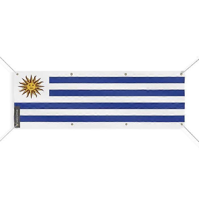 Flag Banner - PIXELFORMA - Uruguay - 60x180 cm - 8 Eyelets - Durable Polyester