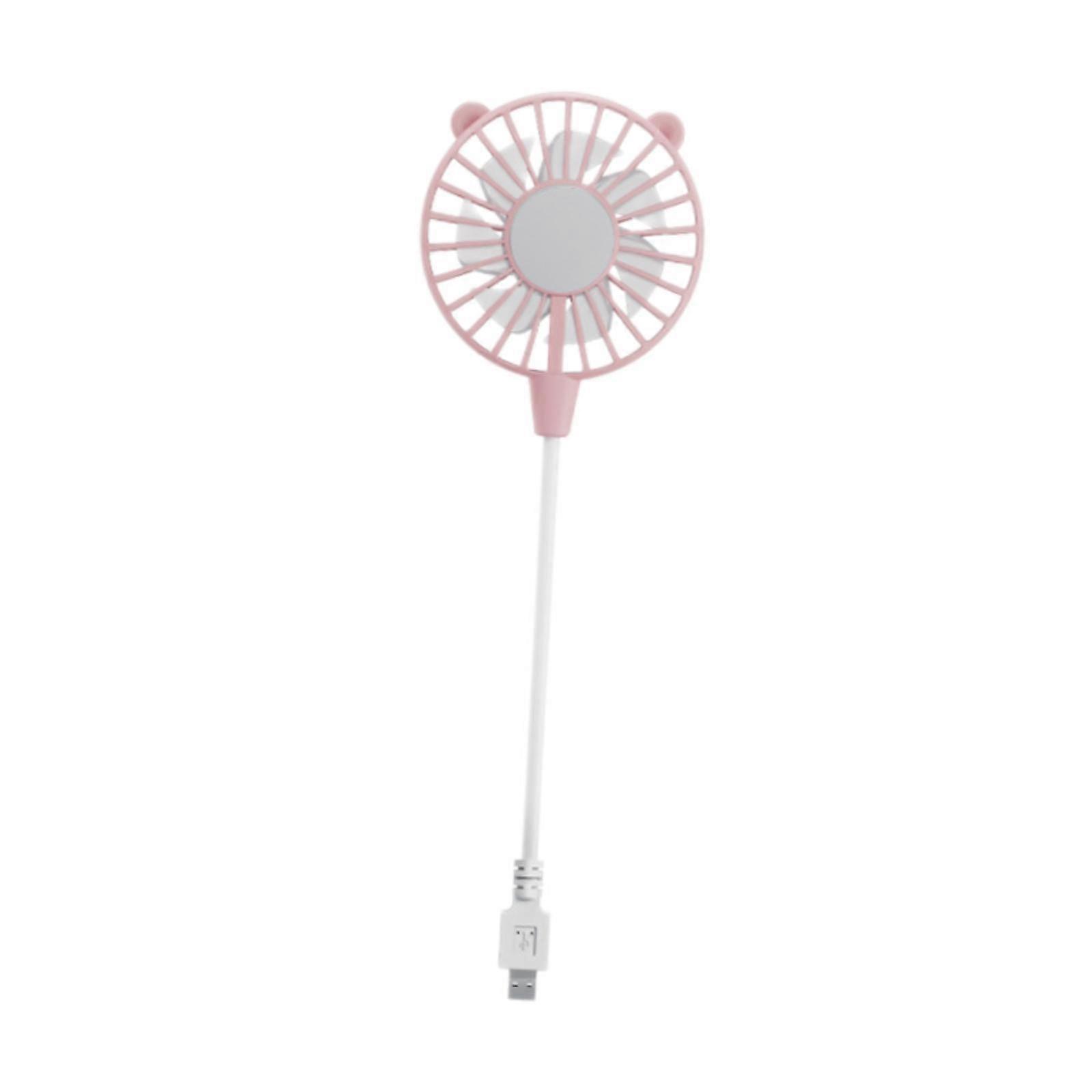 Mini Portable USB Fan Flexible Neck Accessories Multipurpose for Elevator, Queue
