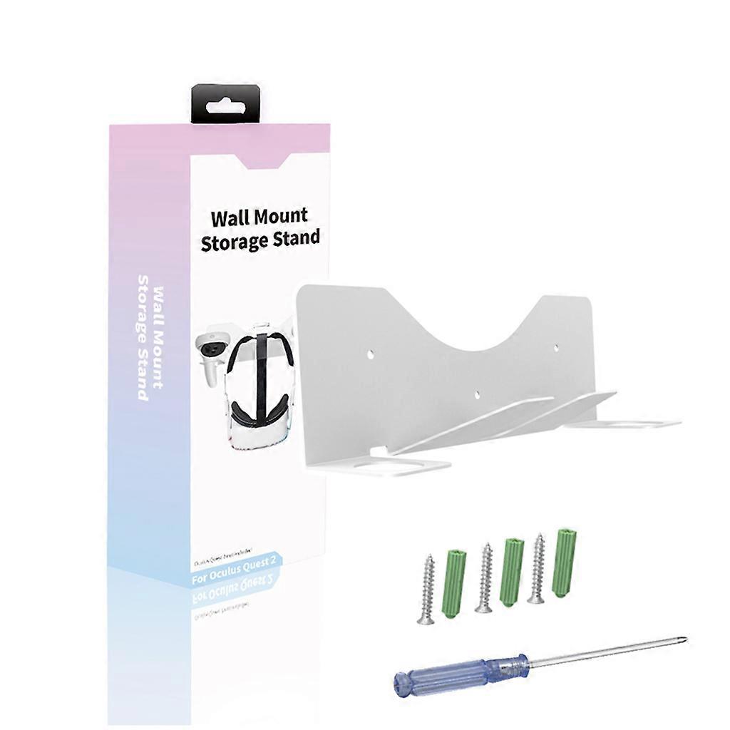 Playset Controller Mount Station VR Headset Display Holder Wall Storage Rack for Oculus quest 2 Headsets  White