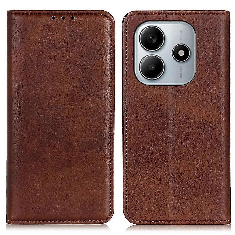 Split Leather Case for Xiaomi Redmi Note 14 5G Flip Wallet Phone Cover