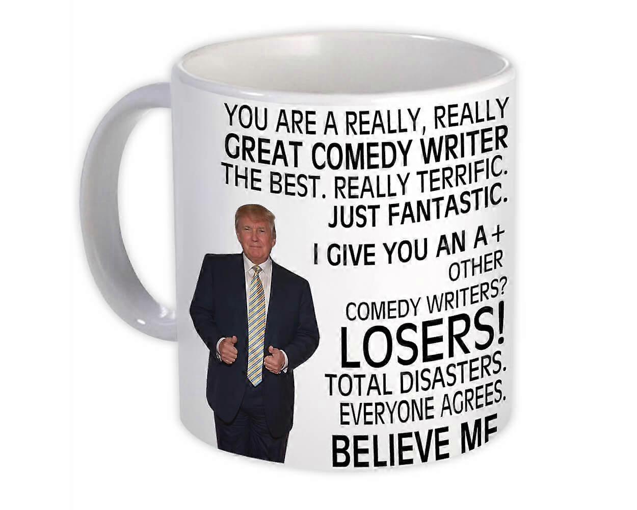 コメディ作家ギフト面白いトランプ:マグカップの専門職