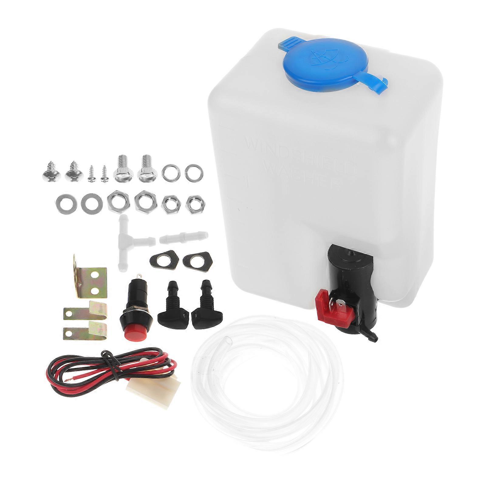 Automotive Windshield Cleaning Accessory, Includes Hose and Pump for Comprehensive Use