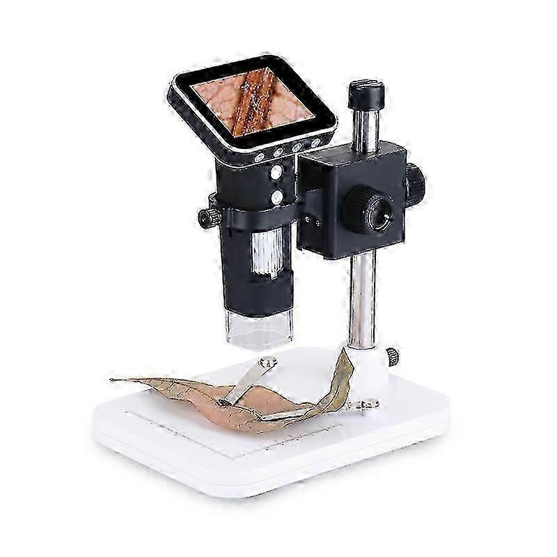 500X Digital Microscope with 8 LED Lights and Stand, Suitable for Electronic Viewing and Magnification