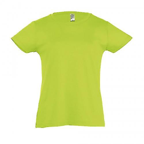 SOLS filles cerise manches courtes T-Shirt