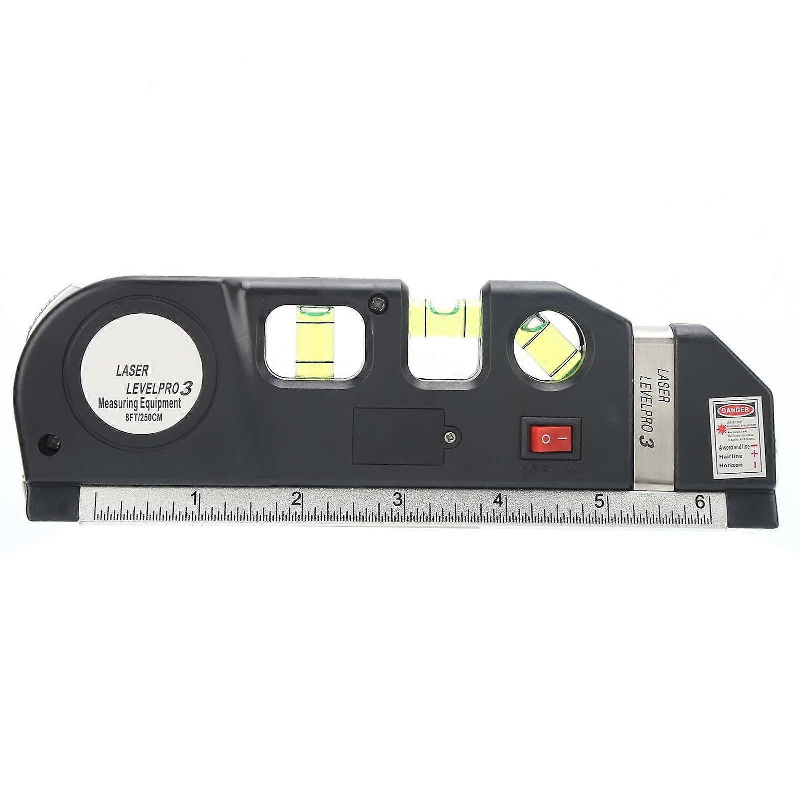 High quality  Laser Level Cross Ruler Tool Multi-Function Tape Measure DIY Level