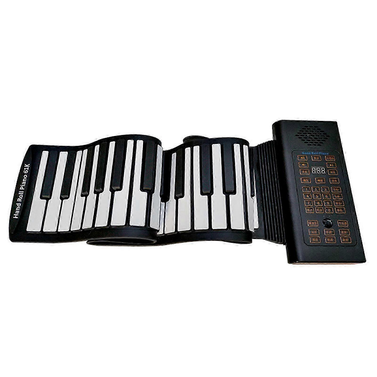 61/88 Key Roll-up Piano, Waterproof Foldable Keyboard for Beginners & Kids - 61 Keys