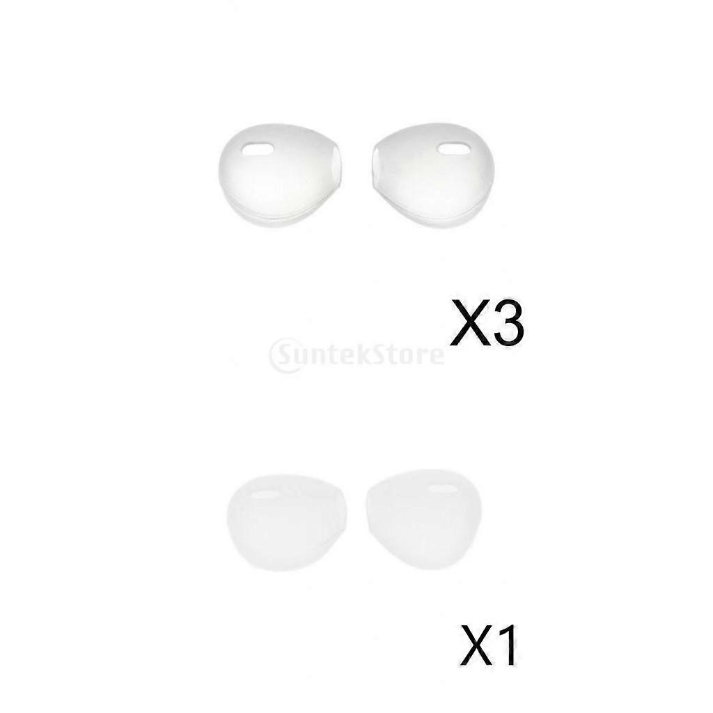 4 Pairs Silicone Earbuds