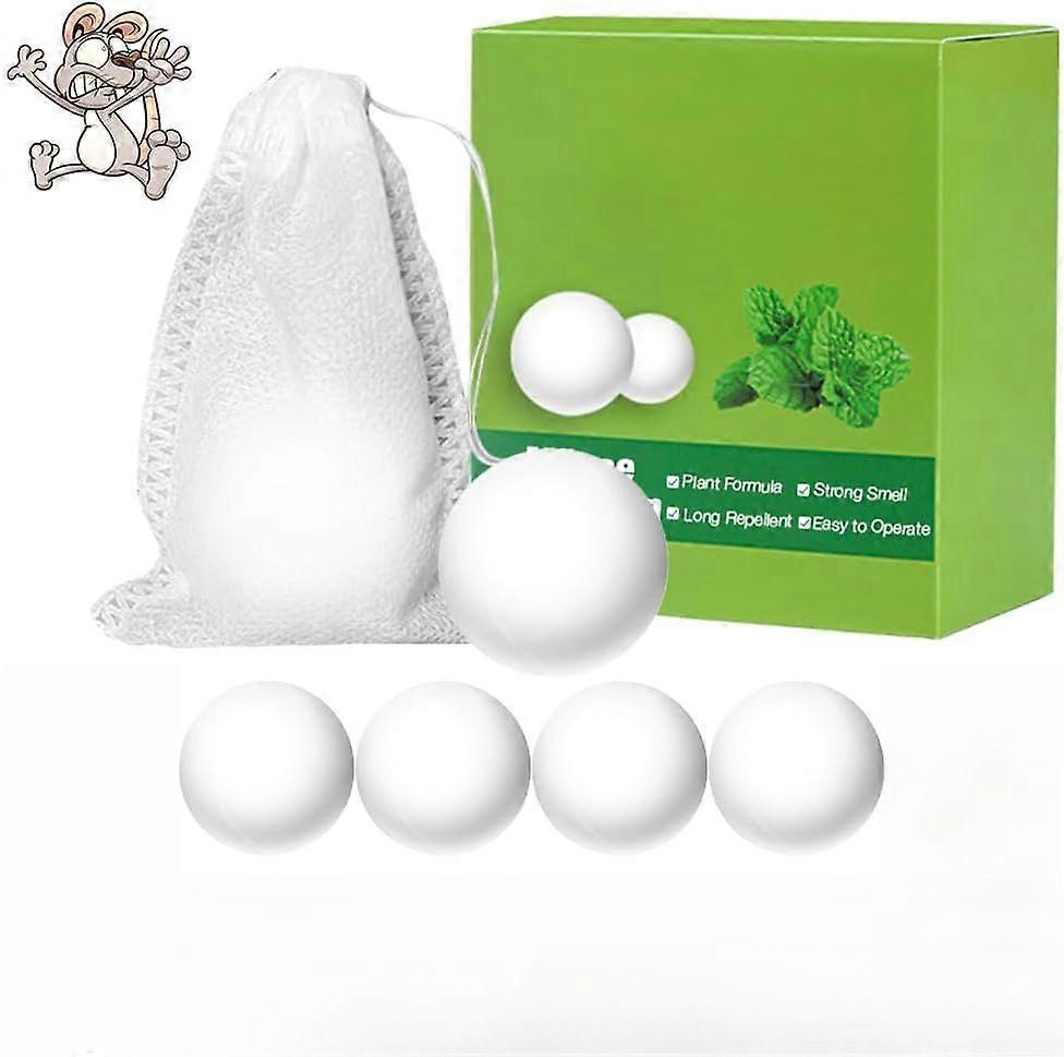 Mice Repel, Pack of 4pcs for Mouse Repellent, Repellent Against Rodents with 4 Protective Bags, Vamoose Bag Against Mice, Mole Repellent for Garden, H