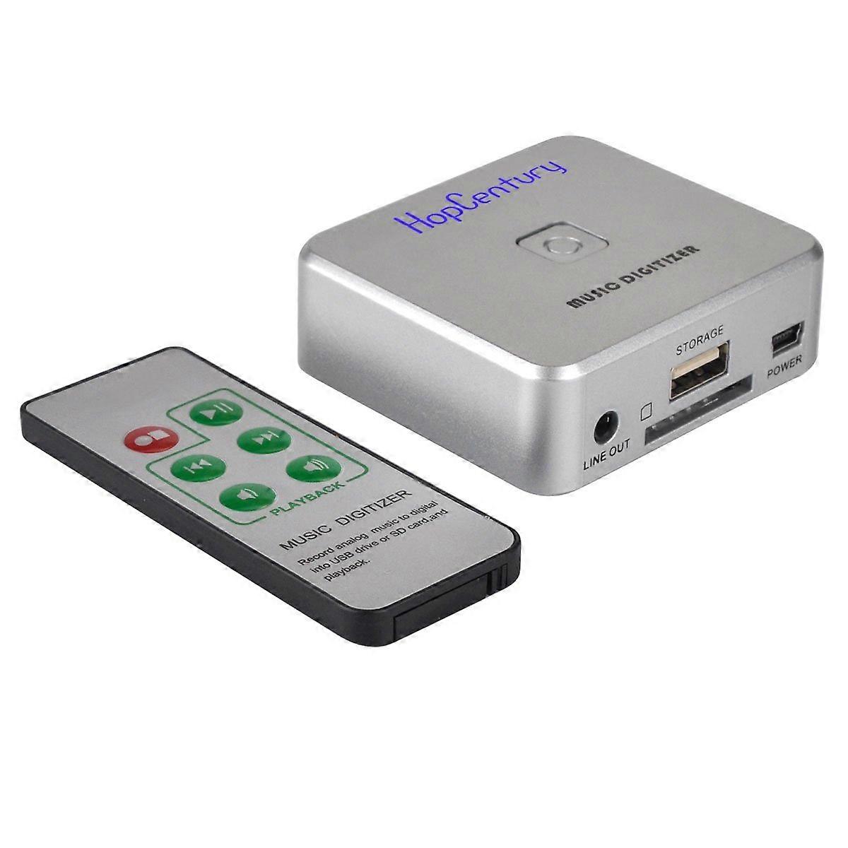 Music Digitizer CD Recorder for Music Audio Capture Device Cassette MP3 Recorder Converter with 3.5mm RCA Line Input Ref: 3682