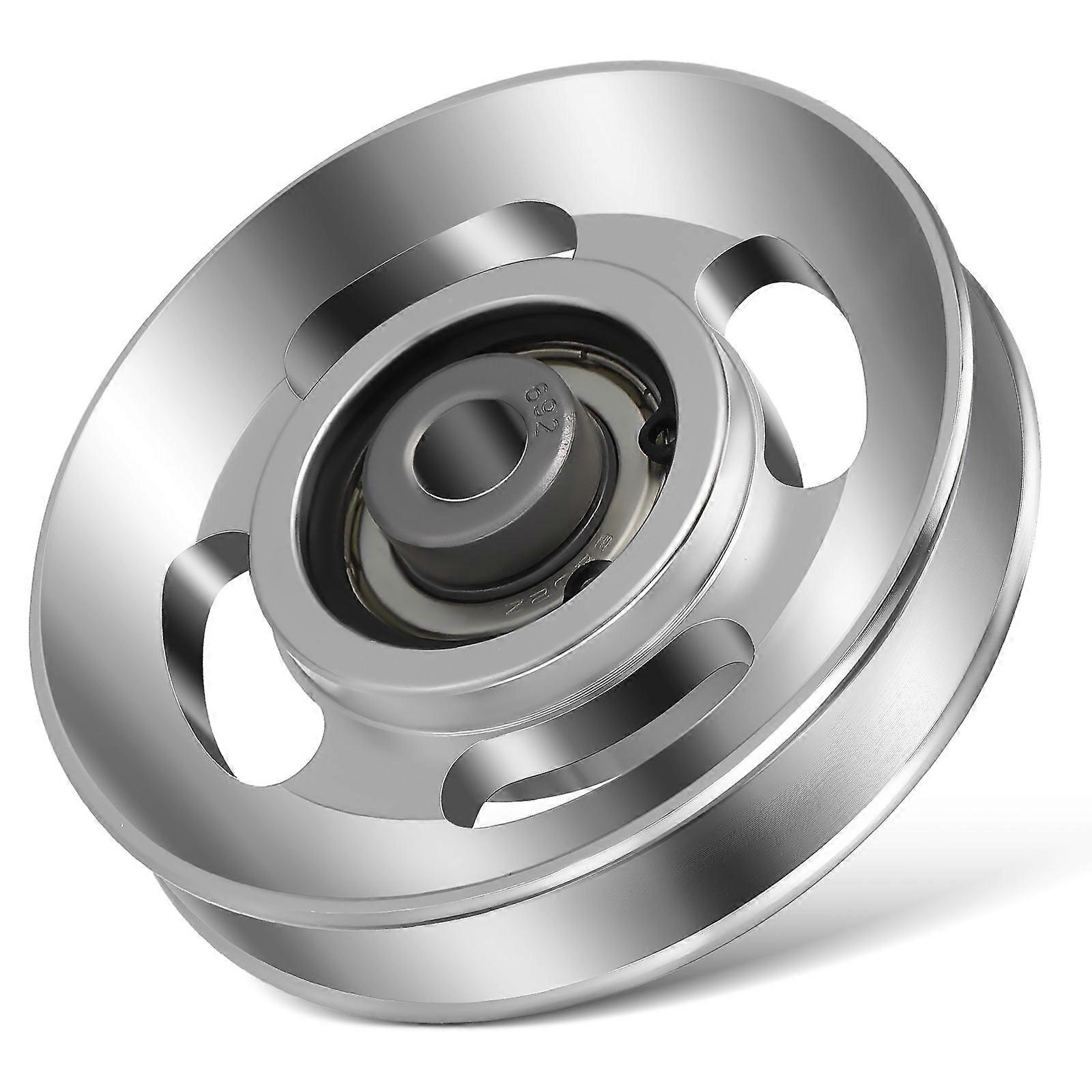Durable Aluminum Bearing Pulley Wheel for Gym Cable Systems – High Precision Replacement Part for Smooth Home Gym Equipment Operation
