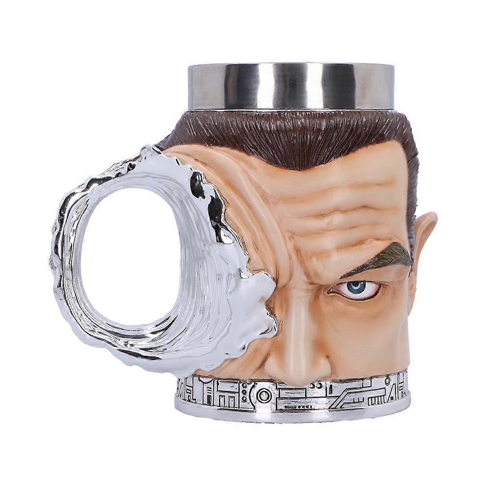 Terminator T1000 Head With  Bullet Hole Collectible Tankard