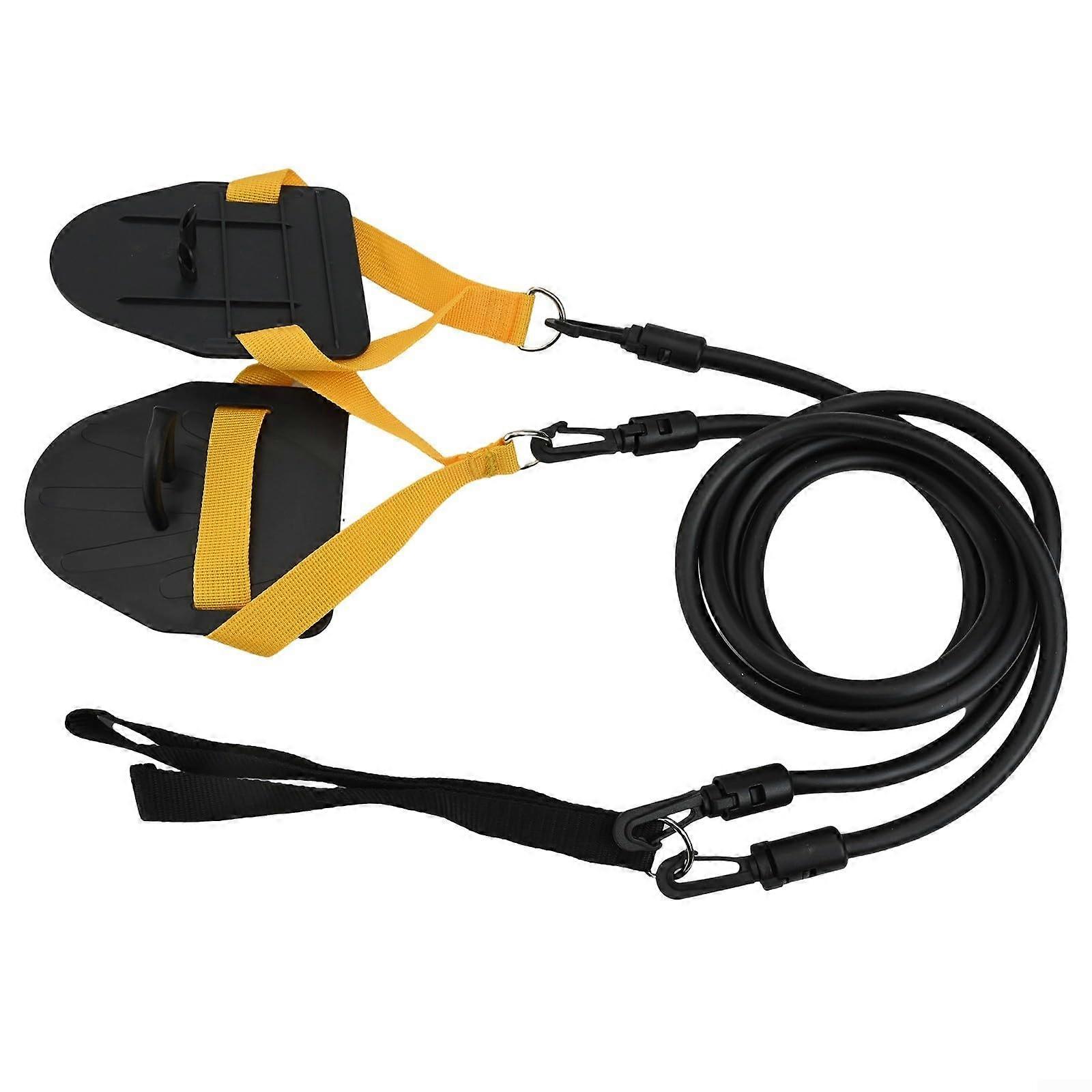 Swim Exercise Bands to Efficiently Improve Upper Body Strength and Swim Performance Black 60lb