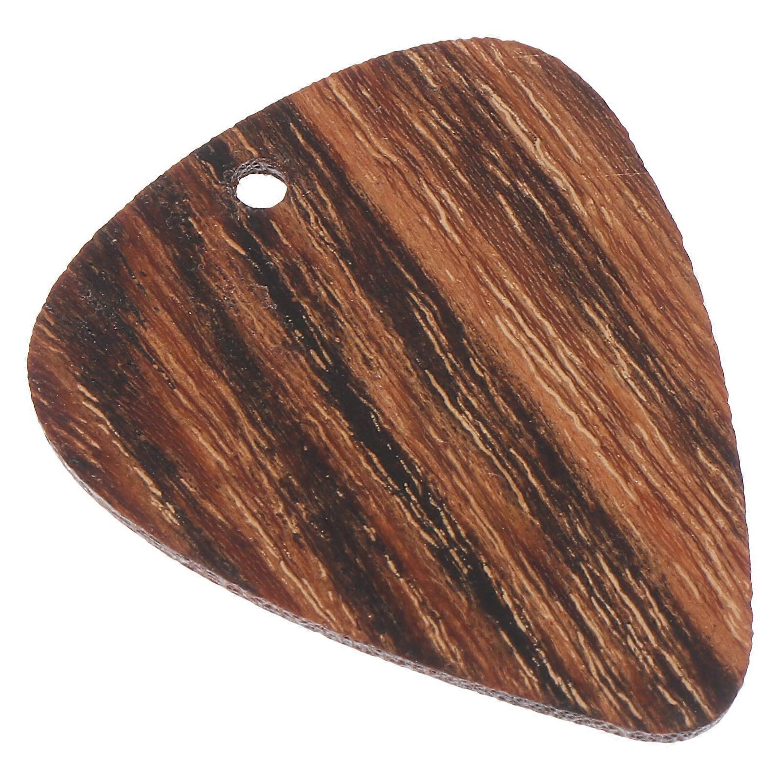 Practical Guitar Pick for Comfortable Use with Durable Plastic Material Brown Color Fits Fingertips Perfectly