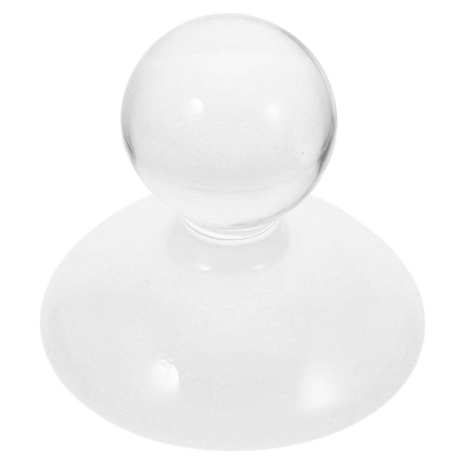 Crystal Muller Pestle Multi-Use Grinding Stick For Herbs Spices And Pigments Kitchen Laboratory Muller Tool Portable Clear Pestle Manual Masher Tool
