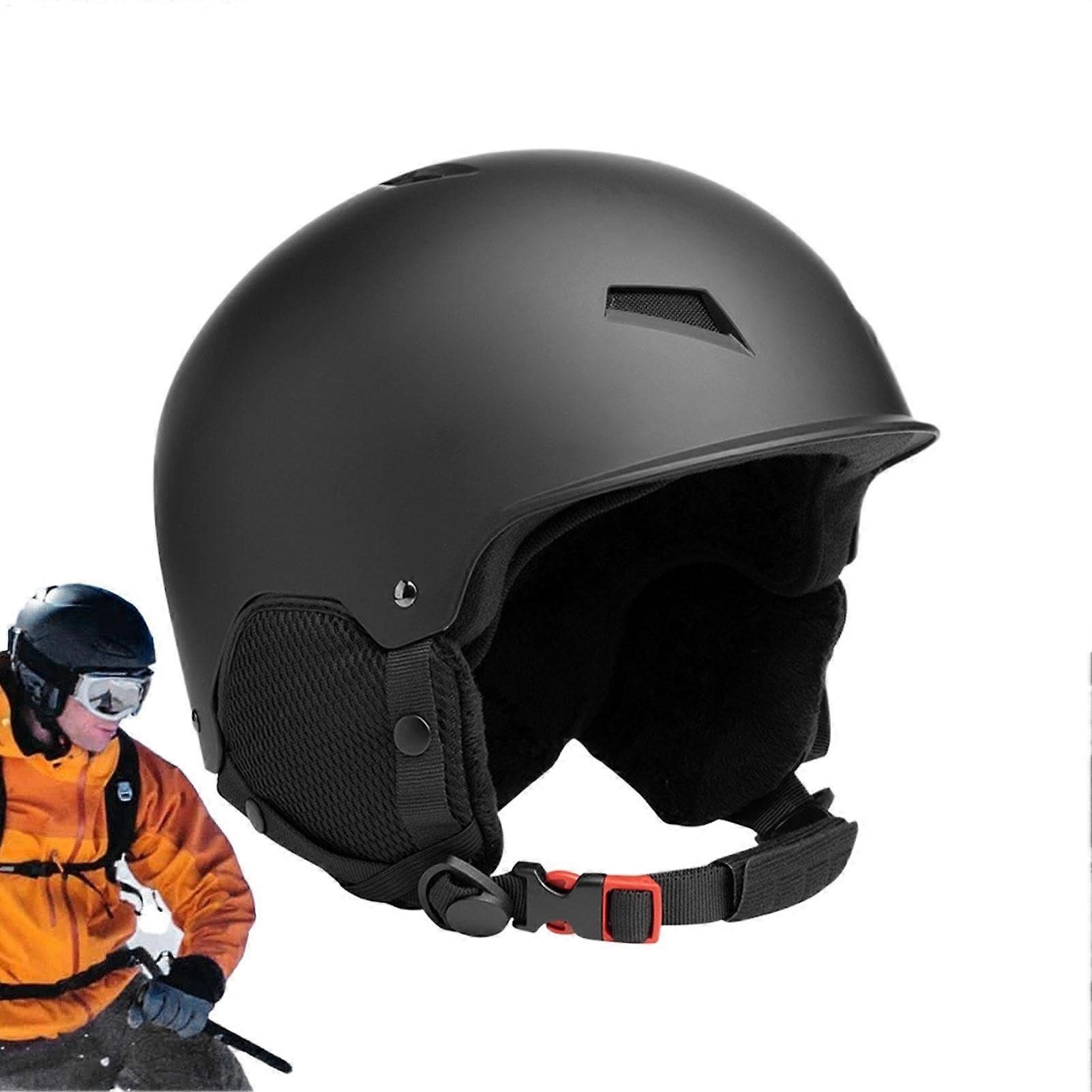 Ski helmet women's ski helmet snow Black L
