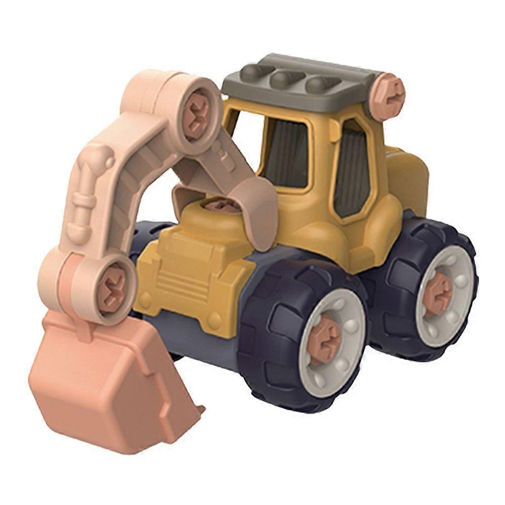 1 set di veicoli di ingegneria giocattolo assemblabile auto giocattolo dado staccabile camion di ingegneria