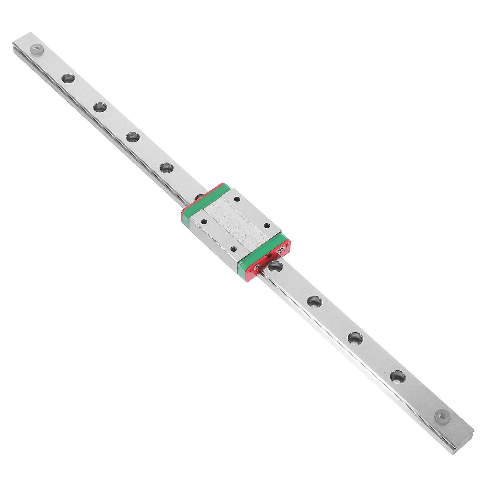 Linear Guide Rail Set Mini Linear Guide Slider for 3D Printer CNC Machine Black 1Pack