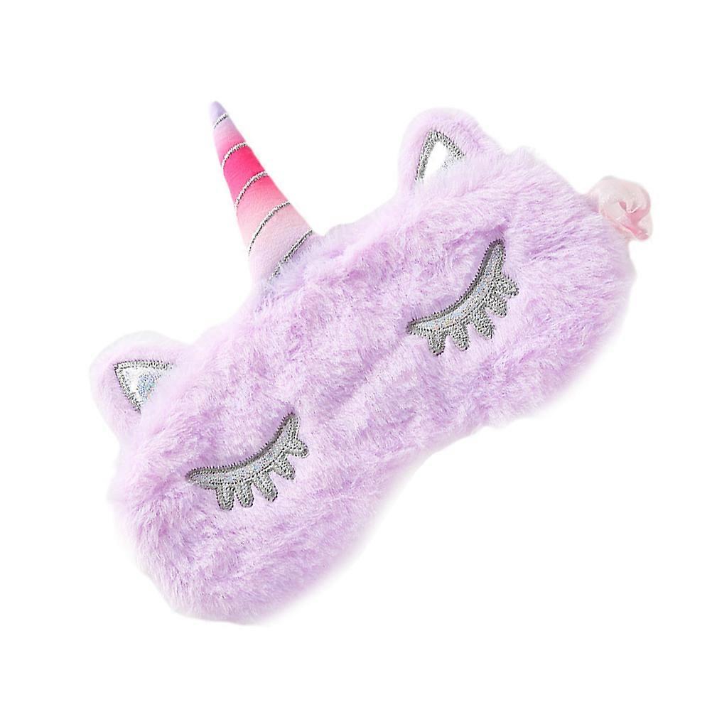 Funny Sleep Mask Animal Sleep Eye Mask Blocks Light Helps Sleep for Travel Train Light Disturbance 1Pcs