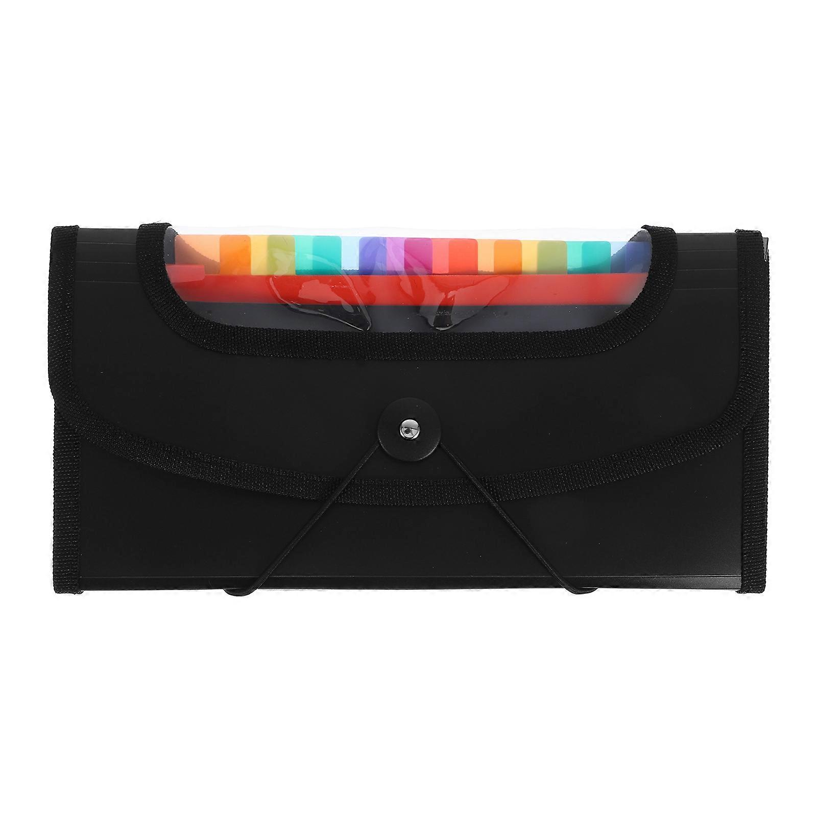 Expanding Accordion File Folder Organizer with Reinforced Edges for Letter Document Storage – Compact Envelope Design for Office, Finance, School,