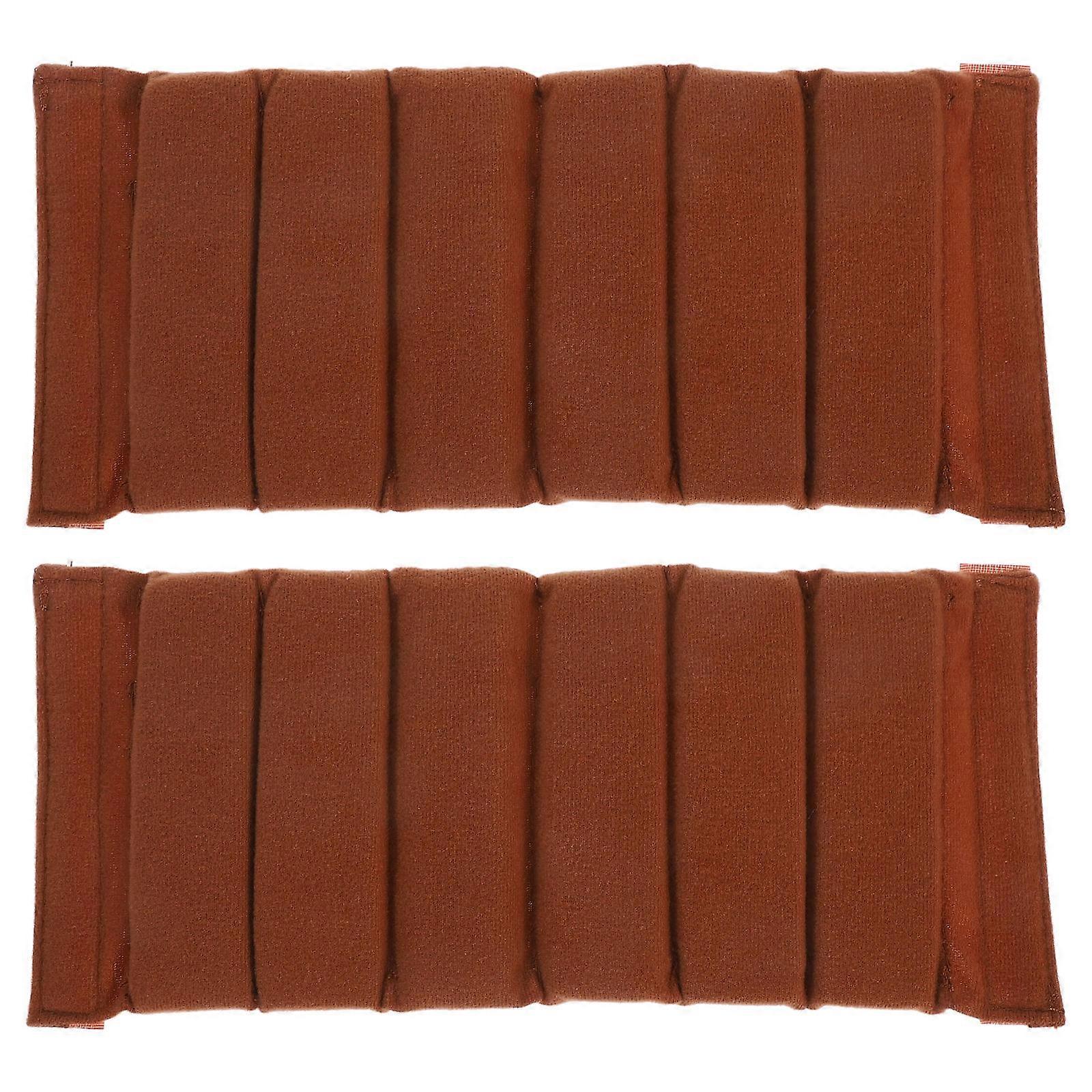 Camera Bag Inserts Organizer for Outdoor Photography Shock-Absorbing Padding Brown 27.00X11.50X1.20CM Multifunctional Divider 2Pcs