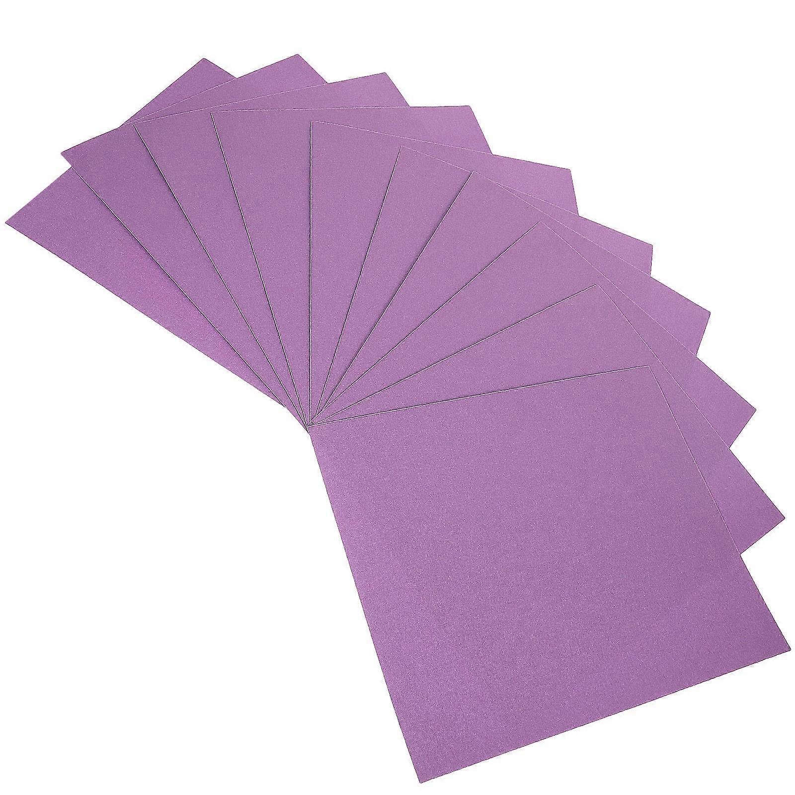 Furniture Finishing Sandpaper Wet Dry Sanding Rectangular Standard Grit Distribution Latex Paper 10Pack