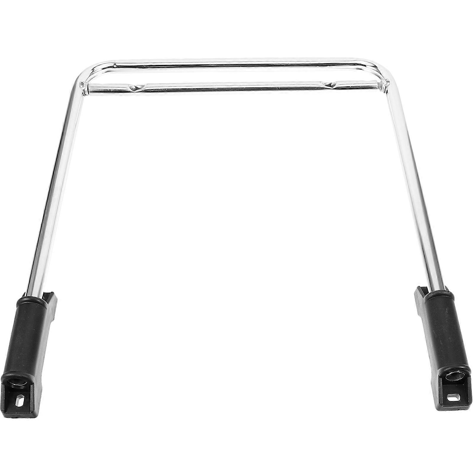 Stainless Steel Foot Rest Frame Expansion Bracket for Office Chairs – Ergonomic Foot Support Rack in Silver for Home Use