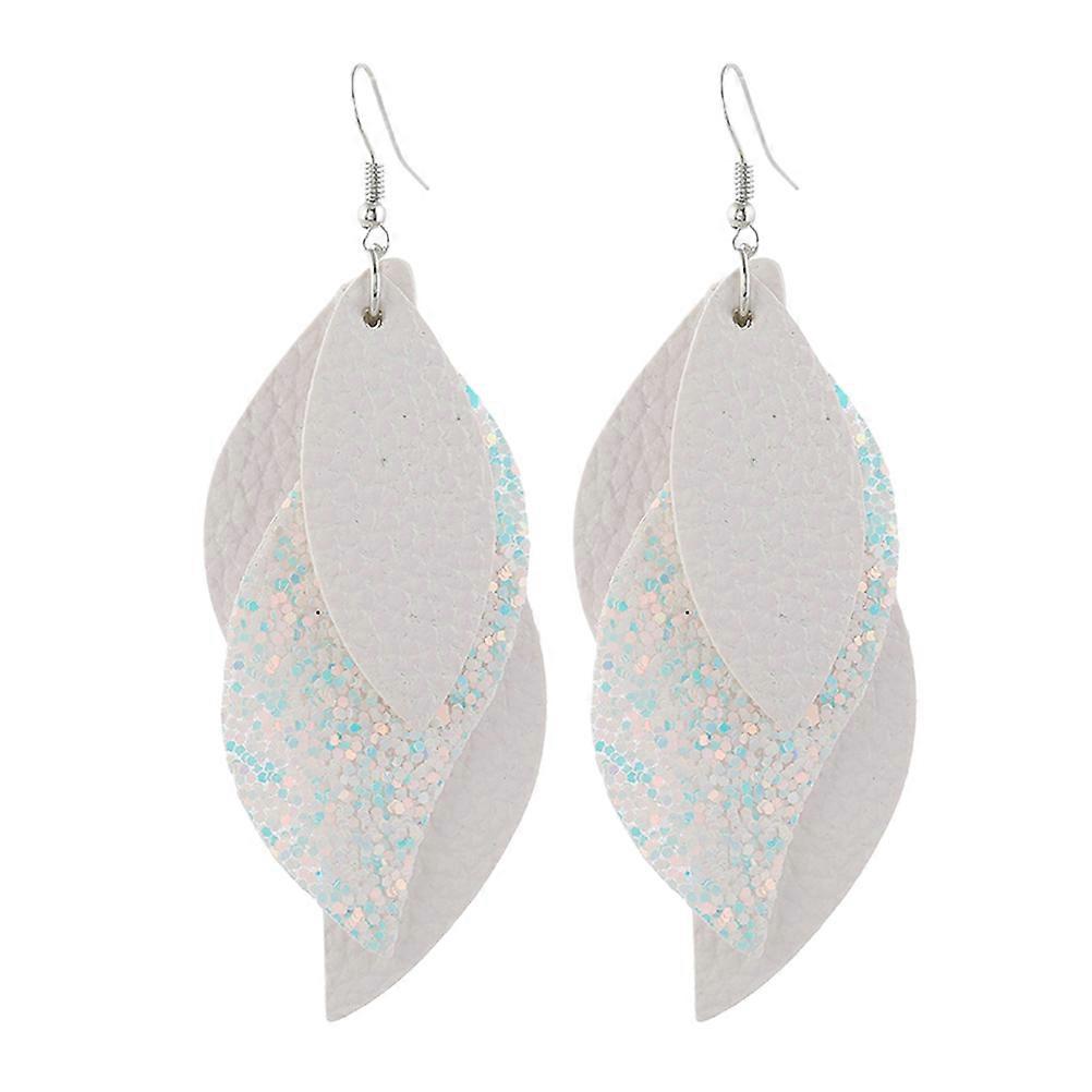 Dangling Earrings Modeschmuck Ohrringe White 483cm Work Statement 1Pair