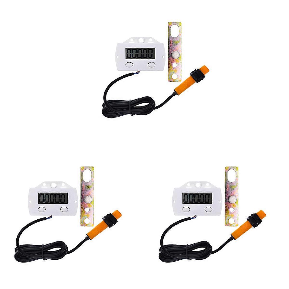 5 Digit Electronic Digital Display Counter Proximity Industrial Magnetic Sensor Switch Punch Counter