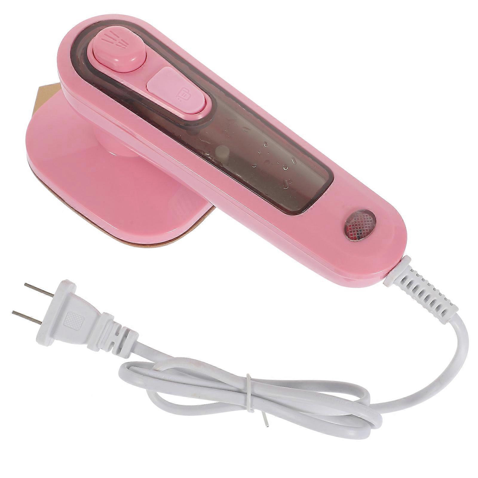 Garment Clothes Steamer Auto Protection Pink 8.7×3.5×3.2in Home Use 1Pack