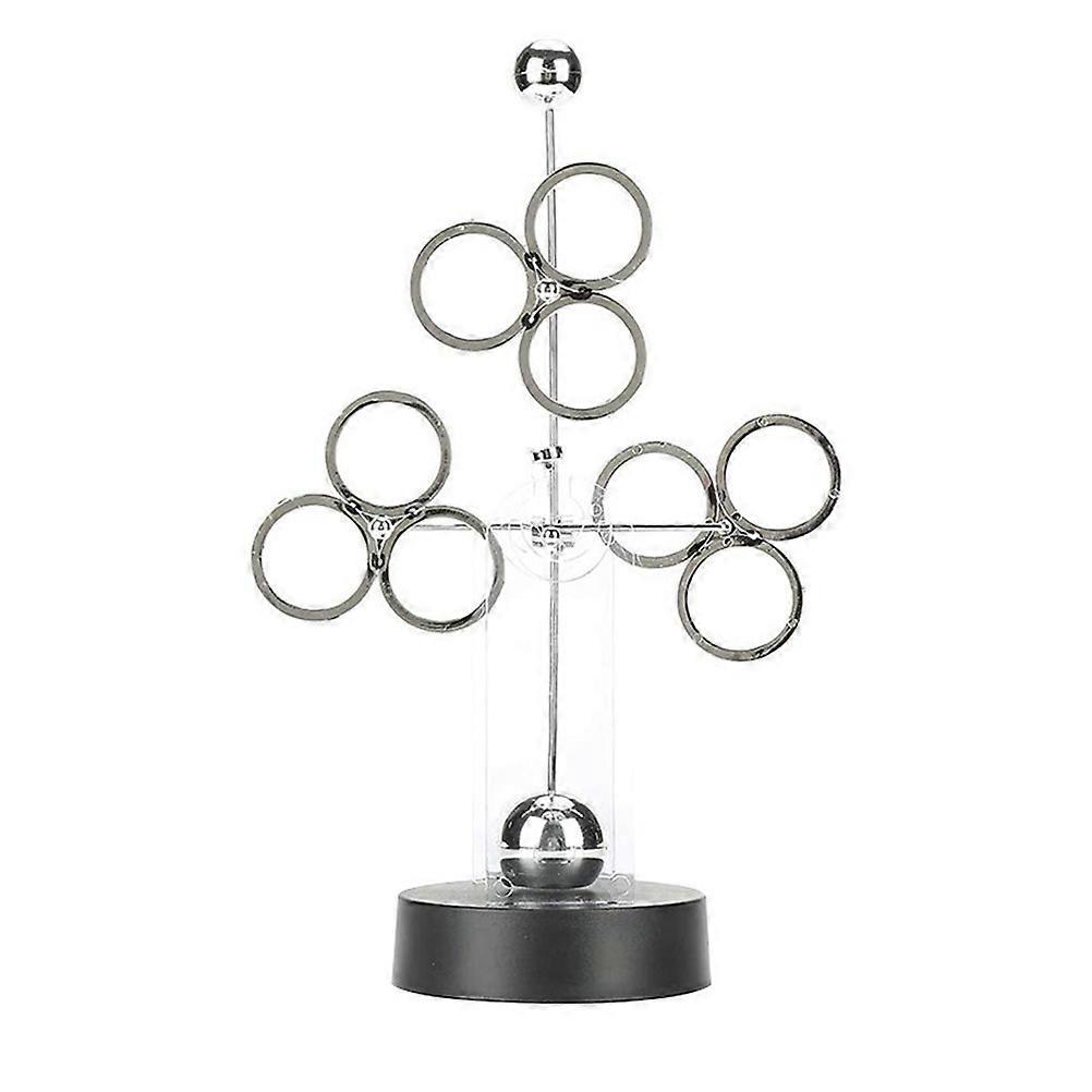 Perpetual Motion Instrument for Decoration Multicolor No Battery Plastic and Metal