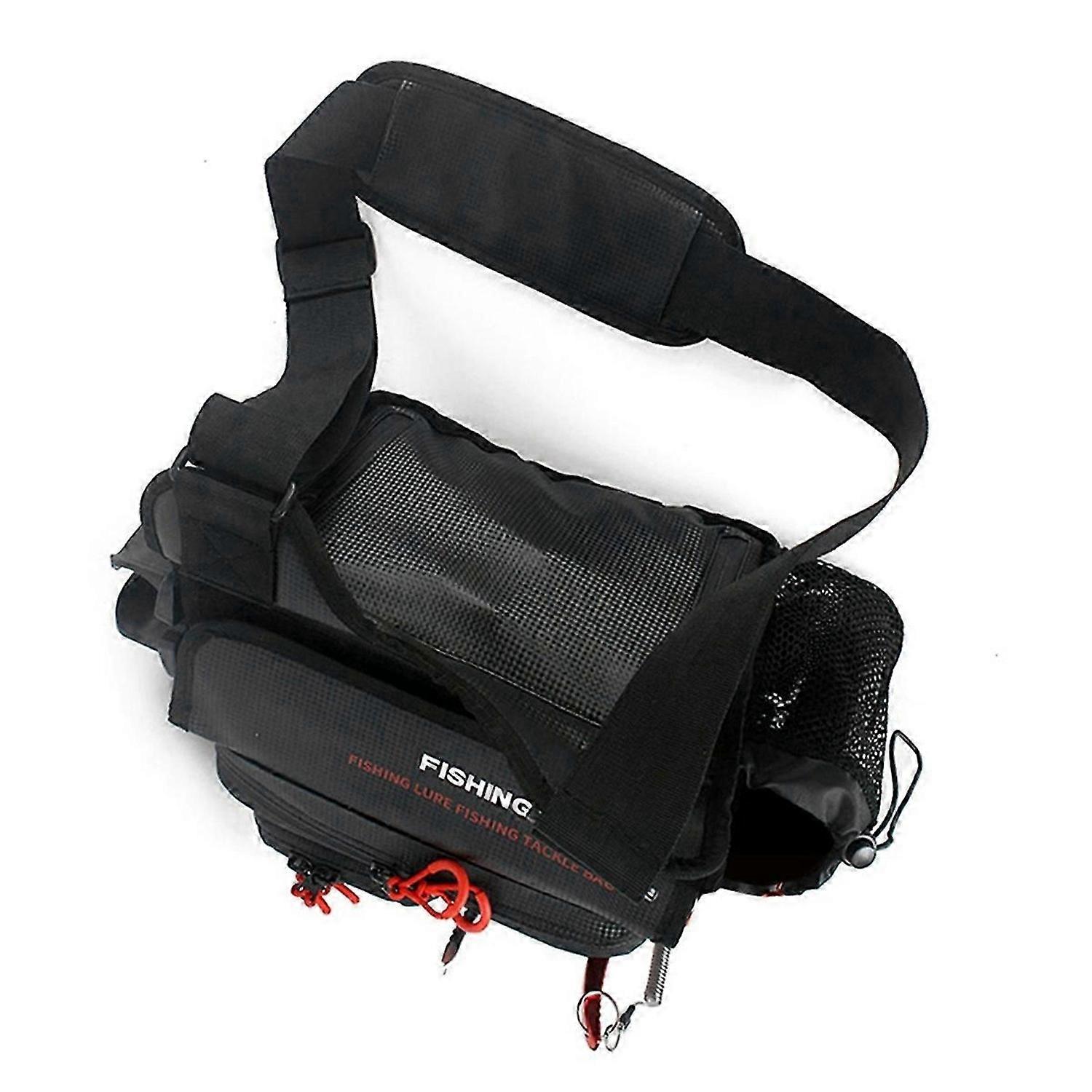 حقيبة إغراء حقيبة يد مقاومة للماء حقيبة صيد الأسماك للتخييم في الهواء الطلق الصيد هولدال حمل الأمتعة