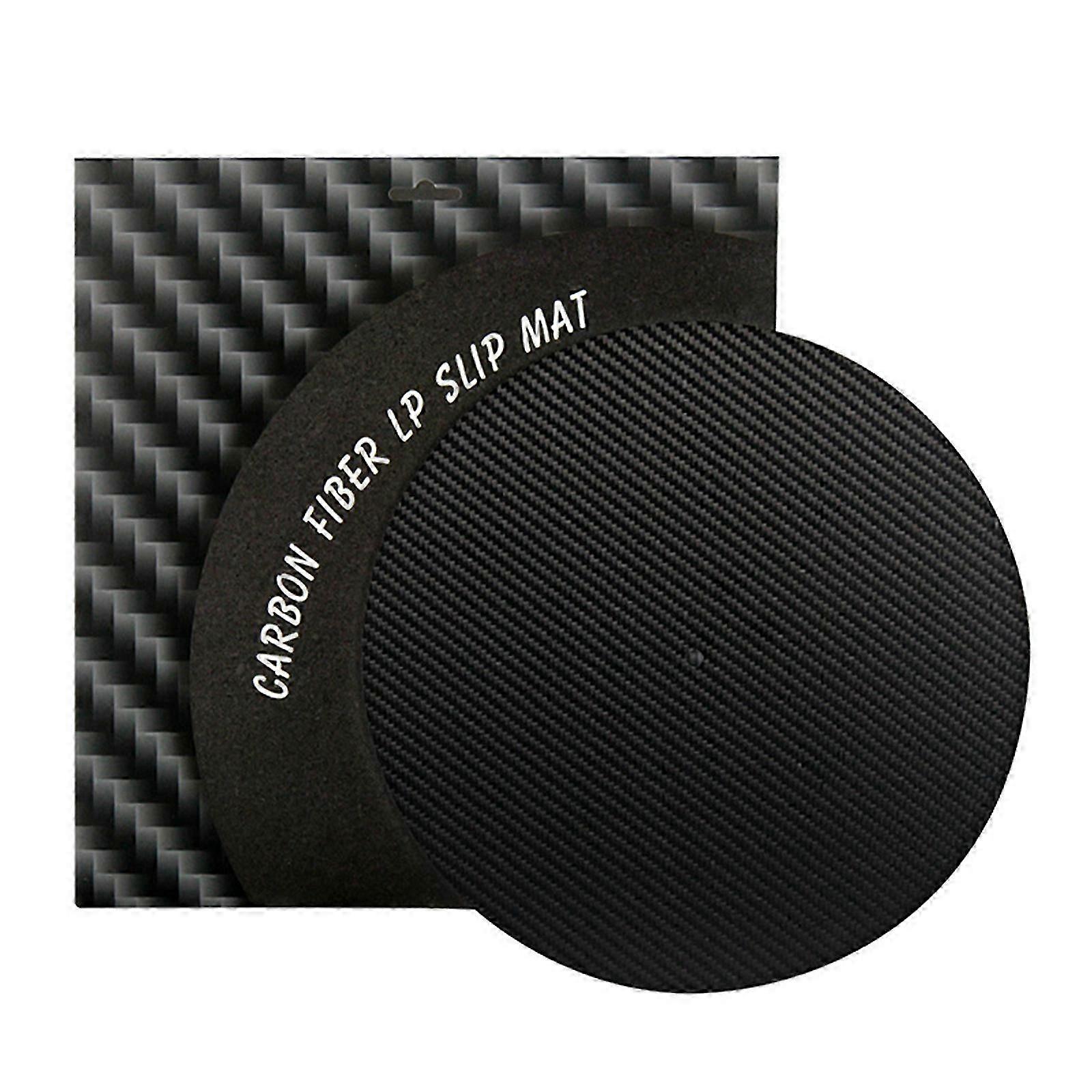 Carbon Fiber Record Mat Turntable Platters Mat Vibration Reduction Professional Record Pad For Record Player