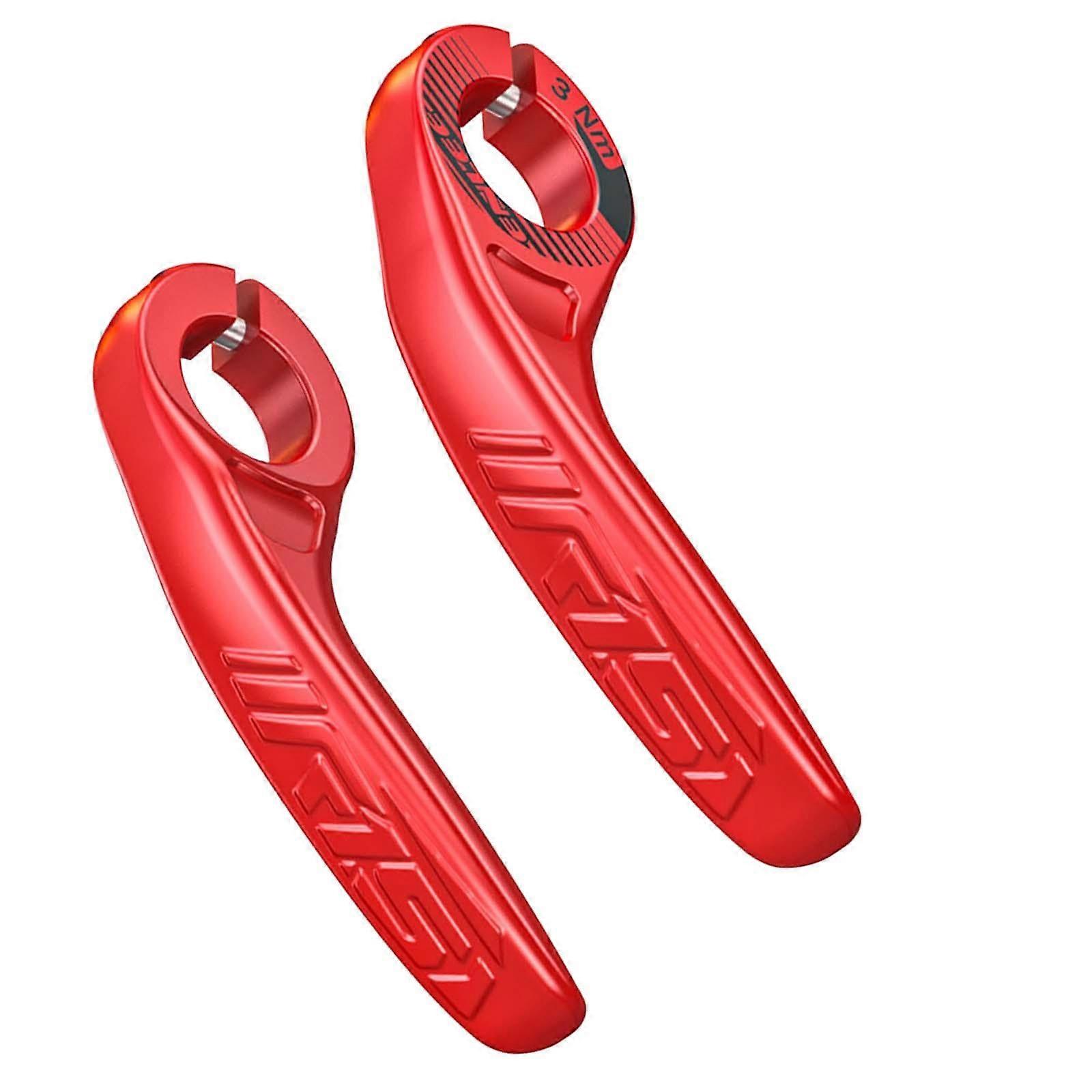 Bicycle Handlebar Ends 1 Pair PP Mountain Bike Bicycle Handlebar Ends Hand Grip 22.2mm red