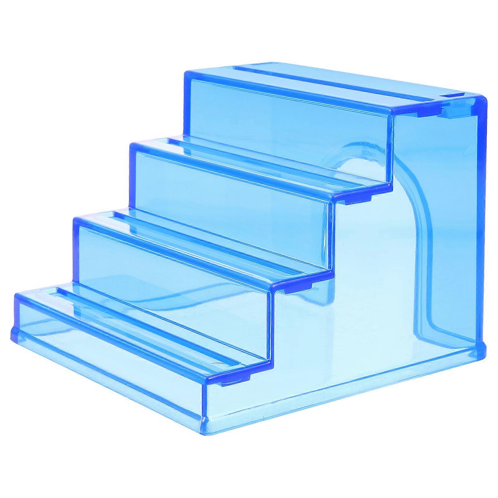 Resin Hamster Display Decoration Acrylic Ladder Shape Small Animal Ramp Hideout 1Set